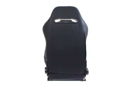 Racing seat R-LOOK II PVC Black