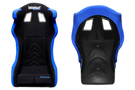Fotel Sportowy Bimarco Phantom Welur Blue-Black FIA