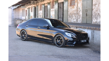 Dokładka Mercedes-Benz S W222 Progi Gloss Black