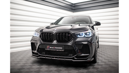 Splitter BMW X6 F86 M-Pack Front v.1 Gloss Black