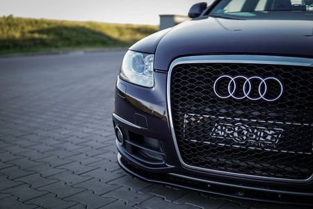 Front Splitter Audi A6 S-Line C6 FL  - Gloss Black