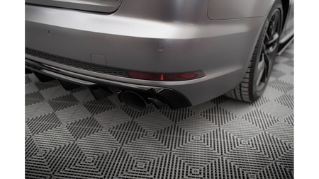 Diffuser Audi A4 S-line B9 Rear Valance Version with single exhaust tips