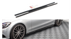 Diffuser Mercedes-Benz C W205 Side Skirts Gloss Black