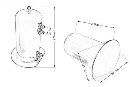 Swirl Pot 2,5L TurboWorks type 2