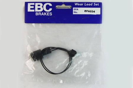 EFA034 - Czujnik zużycia klocków hamulcowych EBC Brakes BMW | 5 Series (E28)(518) | 5 Series (E28)(520) | 5 Series (E28)(524) | 