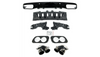 Diffuser Mercedes-Benz C C205 A205 Cabrio Rear with Pipes black