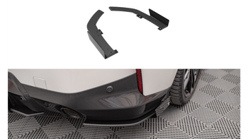Splitter BMW 2 G42 M-Pack Rear Side Street Pro Black + Gloss Flaps