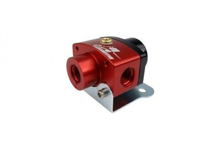 Aeromotive Fuel pressure regulator SS Carburetor 750HP ORB-06 Red/Black