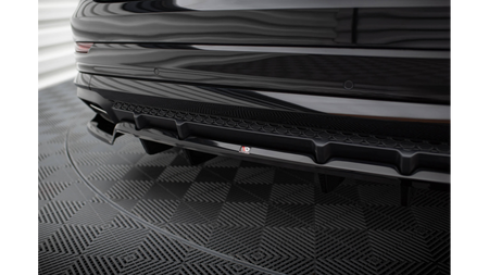 Splitter Audi SQ8 Q8 S-Line Mk1 Facelift Rear Central with Diffuser v.1