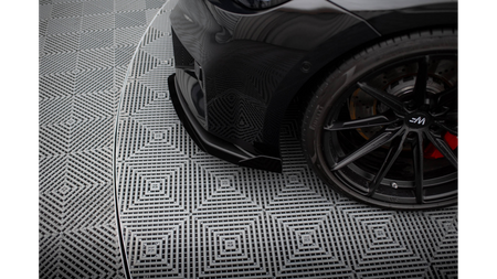 Splitter BMW 2 G87 M-Pack Przód Pro v.1 + flaps Black