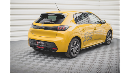 Dyfuzor Peugeot 208 II Tył Racing Durability Black-Red