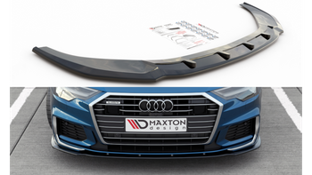 Splitter Audi A6 C8 S-Line Front v.2 Gloss Black