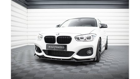 Splitter BMW 1 F20 M-Pack Facelift Front v.5 + Flaps