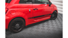 Diffuser Fiat 500 Abarth I Facelift Side Skirts Gloss Black