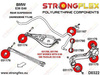 Rear anti roll bar link to arm bush