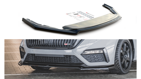 Splitter Skoda Octavia IV RS Front v.4 Gloss Black