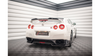 Splitter Nissan GTR R35 Facelift Rear Central with Diffuser Gloss Black