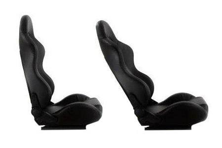 Racing seat MONZA PVC Black