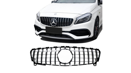 Grill Mercedes-Benz A W176 Facelift GT Chrome & Black