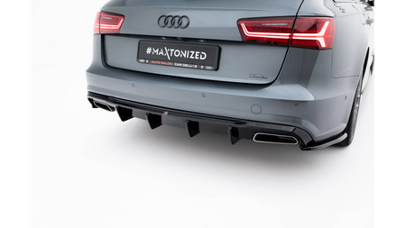 Dokładka Audi A6 C7 S-line S6 C7 Facelift Zderzak Tył v.2