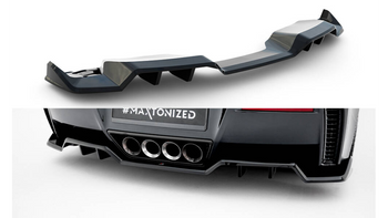 Splitter Chevrolet Corvette Z06 C7 Tył Środkowy z Dyfuzorem