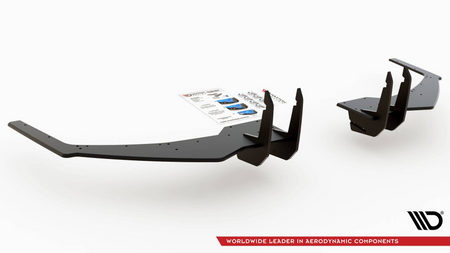 Dokładka Honda Civic X Type-R Zderzak Tył + Flaps Red Racing Durability v.2