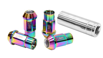 Forged wheel lug nuts D1Spec Heptagon 2in1 Steel M12x1.5 Neo ​