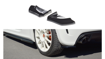 Splitter Fiat 500 Abarth I Rear Side Gloss Black