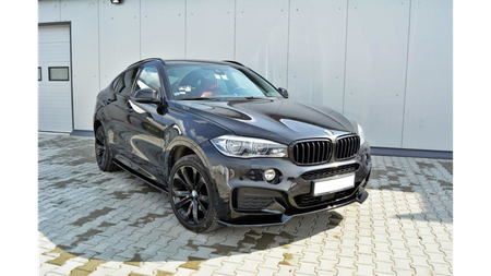 Splitter BMW X6 F16 M-Pack Front v.1 Gloss Black