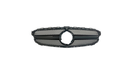 Grill Mercedes-Benz C W205 S205 A205 C205 Facelift Black A-Type Camera