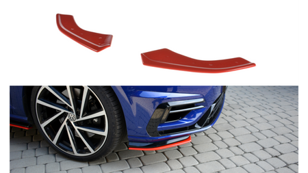 Splitter Volkswagen Golf 7 Facelift R Front v.8 Red