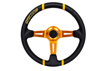 Steering wheel Pro 350mm offset:80mm Leather Black