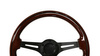 Steering wheel 350mm Wood Black