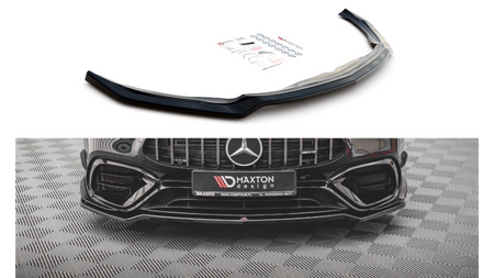 Splitter Mercedes-Benz CLA 45 Aero C118 przód v.1 Gloss Black