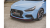 Splitter Hyundai I30 III N przód Racing Durability + Flaps Black-Red