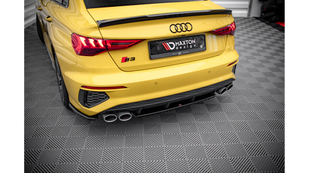 Splitter Audi S3 8Y Tył Środkowy Gloss Black