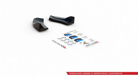 Splitter Ford Fiesta VIII ST Rear Side v.1 Gloss Black