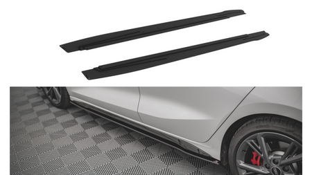 Street Pro Side Skirts Diffusers Audi S3 / A3 S-Line 8Y Black