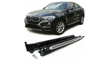 Stopnie boczne BMW X6 F16 Aluminium