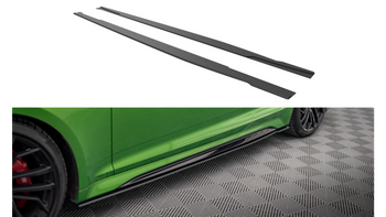 Diffuser Audi RS5 F5 Facelift Side Skirts Street Pro Black-Red