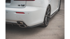 Splitter Lexus IS II F Rear Side Gloss Black