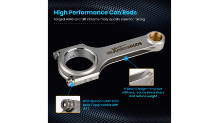 Forged conncting rods Audi VW EA888  Maxpeedingrods
