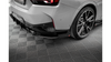 Splitter BMW 2 G42 M-Pack Rear Side Street Pro Black + Gloss Flaps