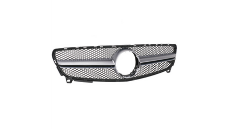 Grill Mercedes-Benz A W176 Facelift Matt Silver A-Type