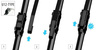 Flat frameless silicon wiperblade 700 mm (hook 12 mm)