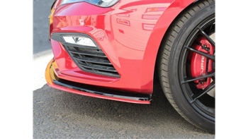 Splitter Seat Leon Cupra FR III Facelift przód v.3 Gloss Black