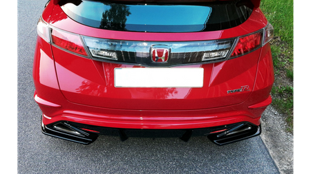 Splitter Honda Civic VIII Type-R Rear Side Gloss Black