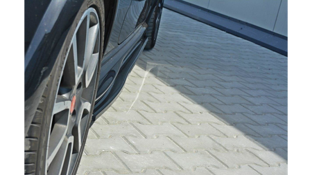Diffuser Fiat Punto Evo Abarth Side Skirts Gloss Black