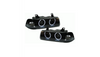 Lights BMW 3 E36 Front CCFL Black