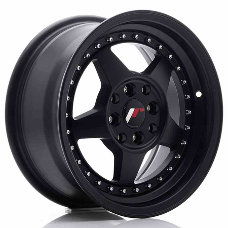 JR Wheels JR6 15x7 ET35 4x100/114 Matt Black